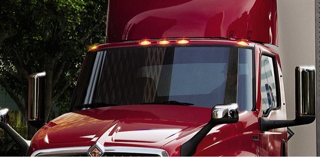 International Truck windshield
