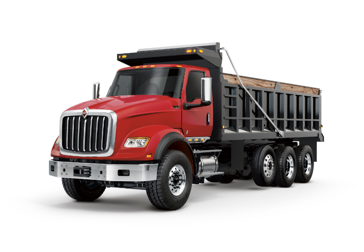Red HX Series with Dump Truck Body