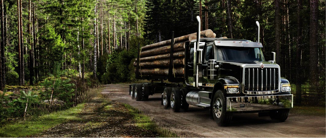 HX Series Logging Truck in Forest