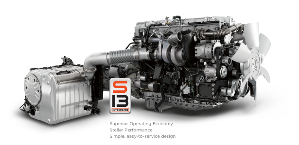 International Trucks engine for an RH series