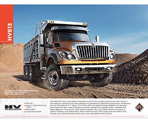 specification sheet International S-Line S-2670 S2670 sales brochure Truck 